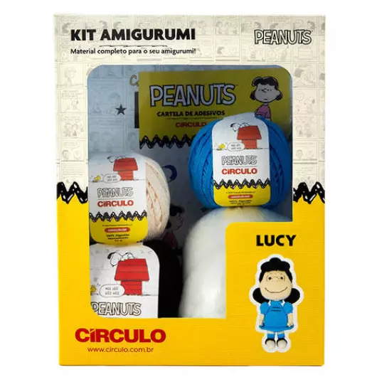 KIT CIRCULO AMIGURUMI PEANUTS4 LUCY