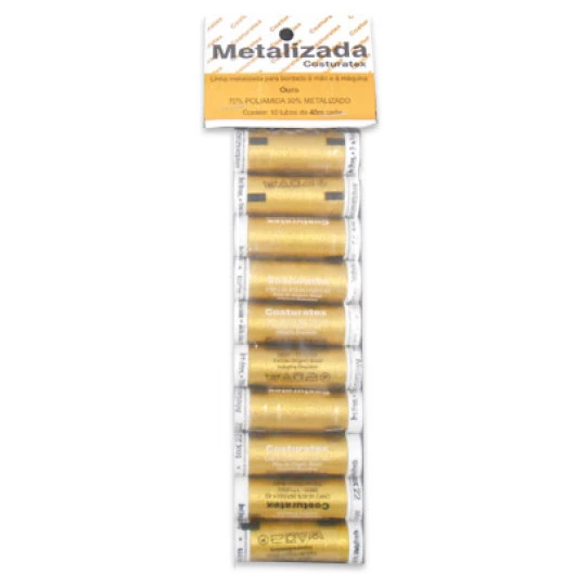 LINHA COSTURATEX METALIZADA 10 X 40M