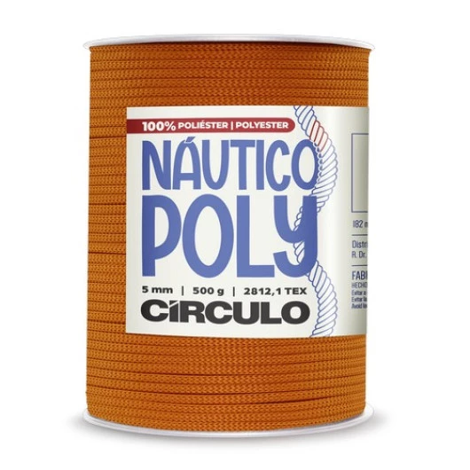 Fio Circulo Nautico Poly 5Mm 500G C/182M Cor 4131 - Dark Cheddar