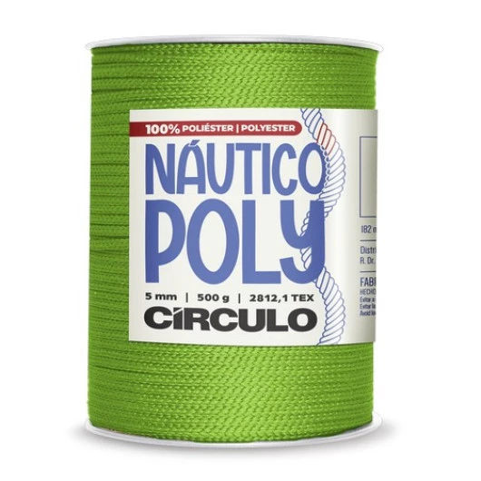 Fio Circulo Nautico Poly 5Mm 500G C/182M Cor 5806 - Limonada