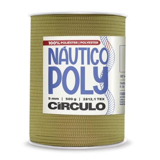 Fio Circulo Nautico Poly 5Mm 500G C/182M Cor 7625 - Castanha