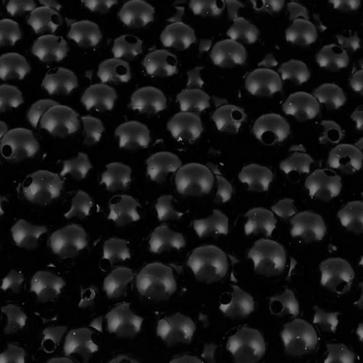 Contas Perola Luli 10Mm 500G Cor Preto