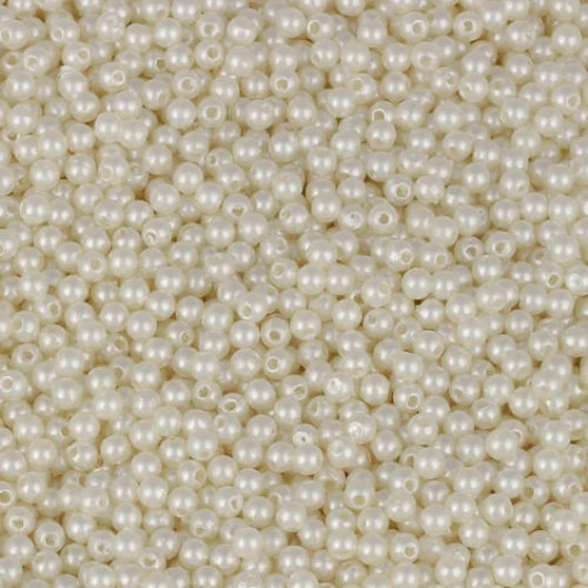 Contas Perola Luli  4Mm 500G Cor Perola