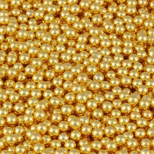 Contas Perola Luli  5Mm 500G Cor Ouro