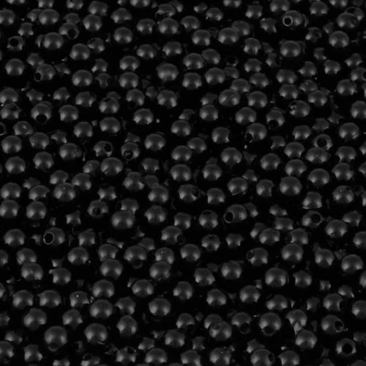 Contas Perola Luli  5Mm 500G Cor Preto