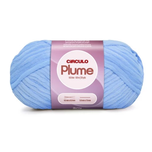 Fio Circulo Plume 100G Cor 2137 - Luar