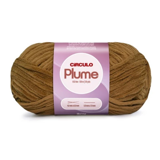 Fio Circulo Plume 100G Cor 7154 - Saibro