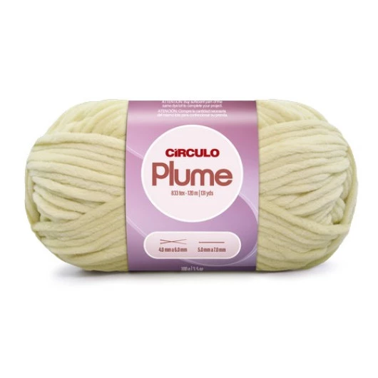 Fio Circulo Plume 100G Cor 8176 - Off White