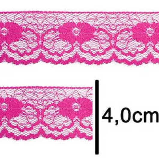Renda Imp. Nybc R003 4,0Cm C/50M Cor 312 Pink