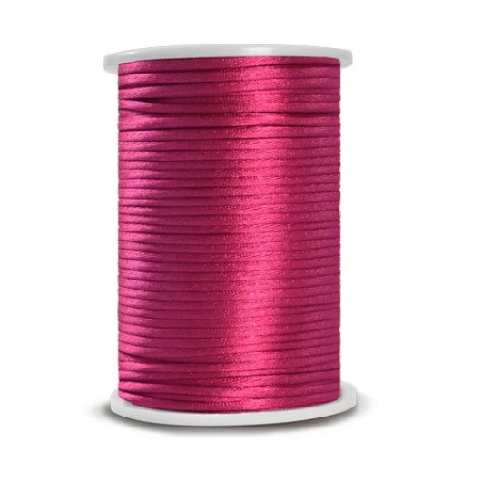 Cordao Circulo Rabo Rato Liso 2,5 50M Cor 161 - Pink