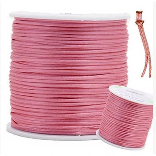 Cordao Imp Nybc Rabo Rato 1Mm C/100M Cor 082 Rose Escuro
