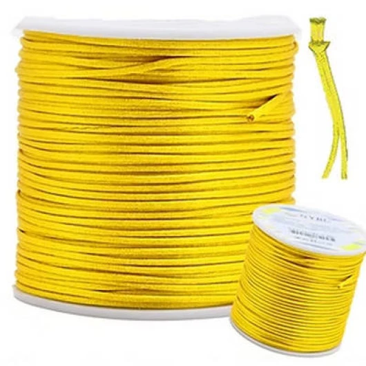 Cordao Imp Nybc Rabo Rato 1Mm C/100M Cor 110 Amarelo Ouro