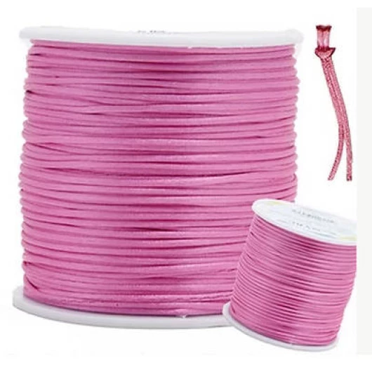 Cordao Imp Nybc Rabo Rato 1Mm C/100M Cor 140 Rosa