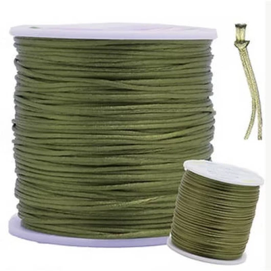 Cordao Imp Nybc Rabo Rato 1Mm C/100M Cor 260 Verde Musgo