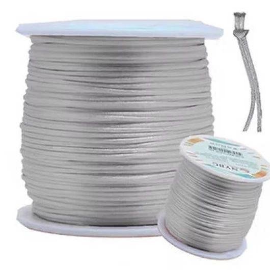 Cordao Imp Nybc Rabo Rato 1Mm C/100M Cor 300 Cinza