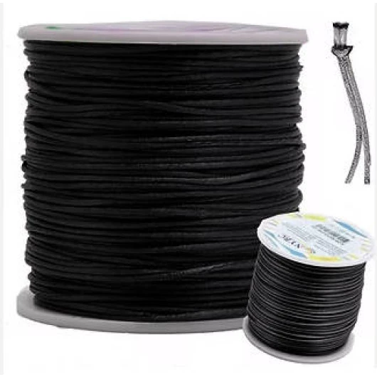 Cordao Imp Nybc Rabo Rato 1Mm C/100M Cor 310 Preto 