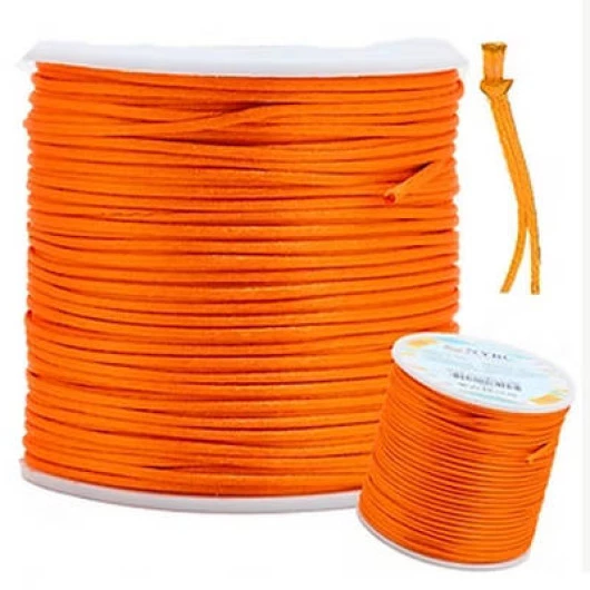 Cordao Imp Nybc Rabo Rato 1Mm C/100M Cor 523 Laranja