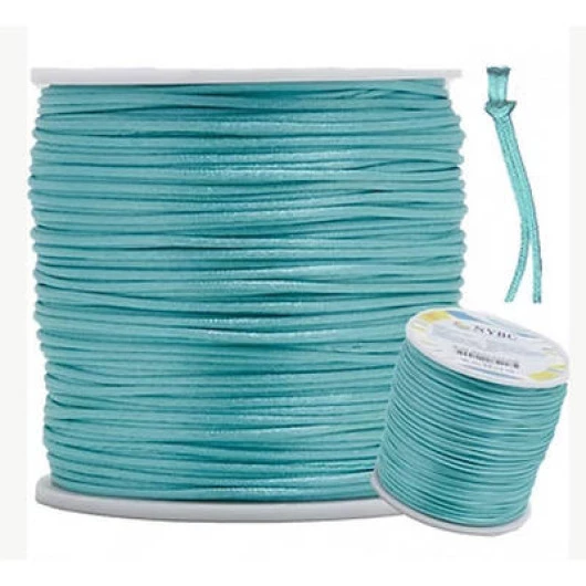 Cordao Imp Nybc Rabo Rato 1Mm C/100M Cor 539 Verde Agua