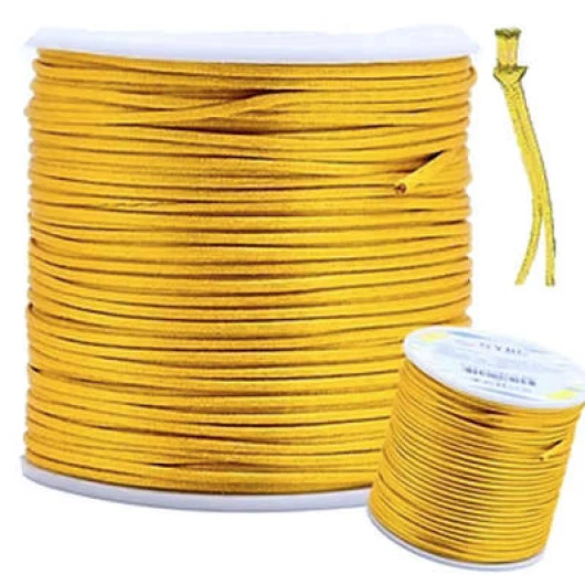 Cordao Imp Nybc Rabo Rato 1Mm C/100M Cor 846 Dourado