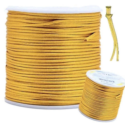 Cordao Imp Nybc Rabo Rato 1Mm C/100M Cor Ouro