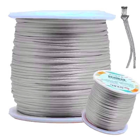 Cordao Imp Nybc Rabo Rato 1Mm C/100M Cor Prata