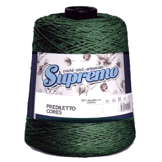 Barbante Supremo Prediletto Cor 6 C/627M Cor 27 Verde Oliva