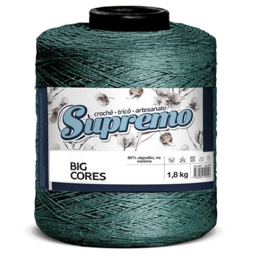 Barbante Supremo Big Cores 8 C/1800G Cor 07 Verde Soldado