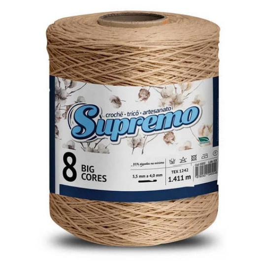 Barbante Supremo Big Cores 8 C/1800G Cor 333 Kraft
