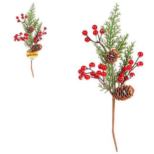 ENF.ART GALHO PINHA CEREJA 31CM ZC1571
