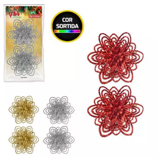 ENF.ART FLOR PETALAS 11CM ZC308 C/2