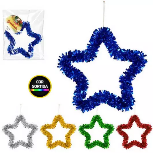 GUIRLANDA ART ESTRELA 30CM ZCN0094