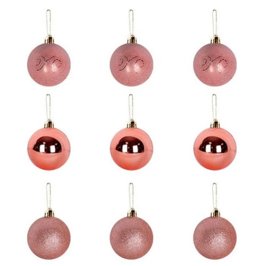 Bola Art Tb Berry 5Cm Zcn0942 C/9 Cor Rose 