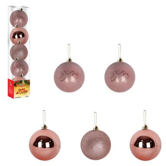 Bola Art Tb Berry 7Cm Zcn0944 C/5 Cor Rose 