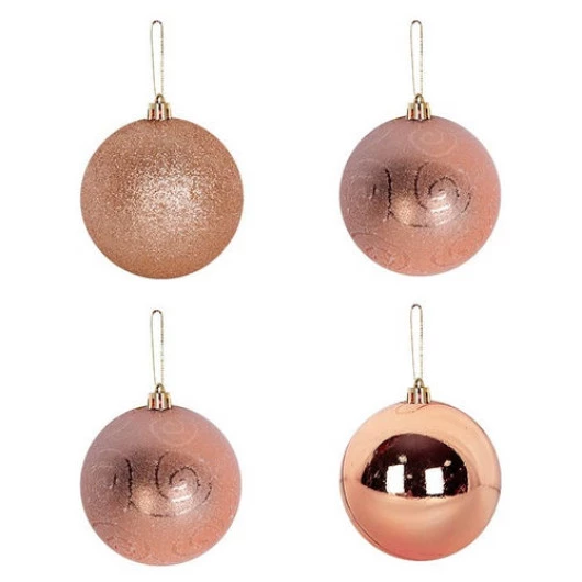 Bola Art Tb Berry 8Cm Zcn0945 C/4 Cor Champagne