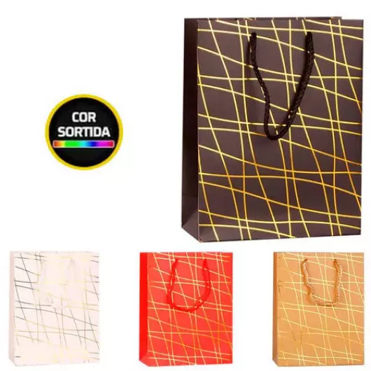 SACOLA ART NATAL 18X23X8 RISCO ZCN1521