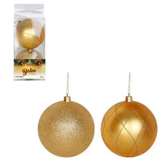 BOLA ART TB LUXXOR 10CM ZCN2617 C/2