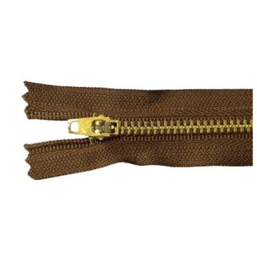 Ziper Imp Metal Ouro Fixo Zma 10Cm C/10 Cor 290 - Havana