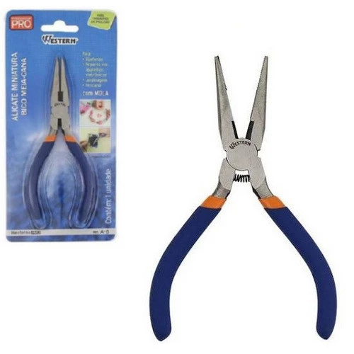 Alicate Western A-8 Bico Meia Cana Az