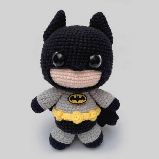 KIT CORRENTE AMIGURUMI DC BATMAN