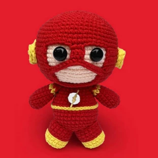KIT CORRENTE AMIGURUMI DC FLASH