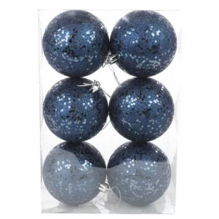 BOLA CROMUS 1070374 TRAB 8CM AZM C/6