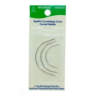 AGULHA MILWARD CURVA BA52000 C/3