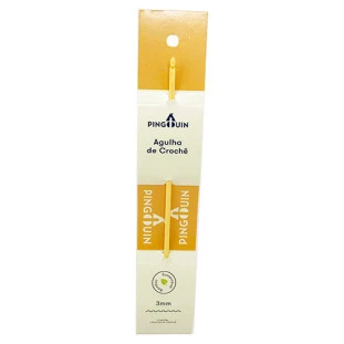 AGULHA PINGOUIN CRO BAMBOO 3,0MM 15CM
