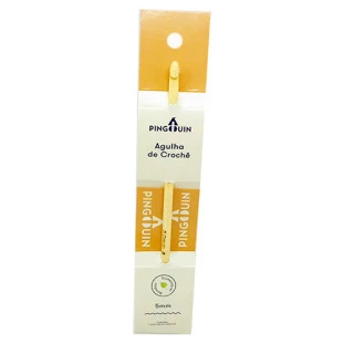 AGULHA PINGOUIN CRO BAMBOO 5,0MM 15CM