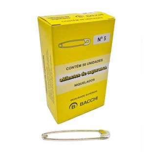 ALFINETE BACCHI SEG NIQUEL.5 C/ 50