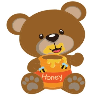 APLIQUE VISA VS 0987 URSO HONEY C/2