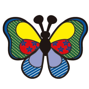 APLIQUE VISA VS 0189 BORBOLETA C/2