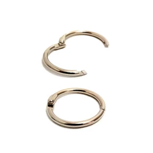 ARGOLA NAXAN ARTICULADA 25MM OURO C/10