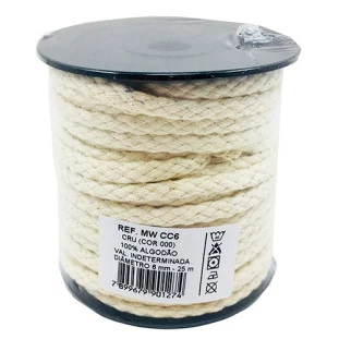 CORDAO MARWAN MW CC 6MM CRU 100%ALG 25M