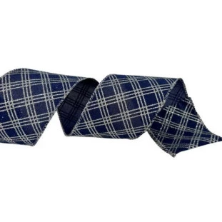 FITA CROMUS 1073963 6,3CM AZUL PRATA 9M